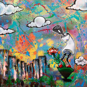 Aerosol Euphoria Original Art by X-OVERT